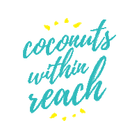 coconut water vacation Sticker by Coconut Beach