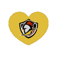 knightsjrc heart knights jr c Sticker