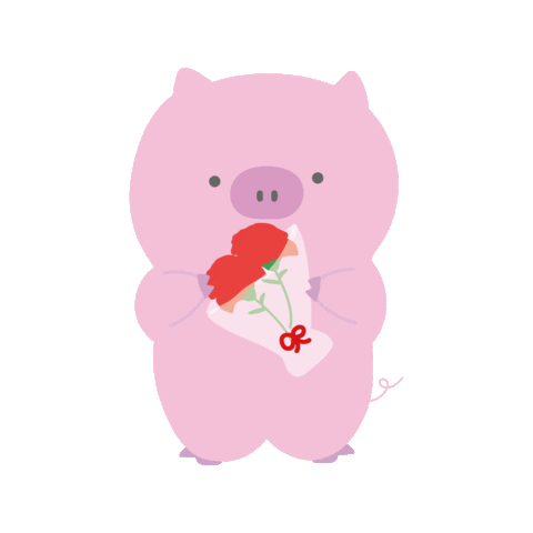 動物 花束 Sticker by SPINNS