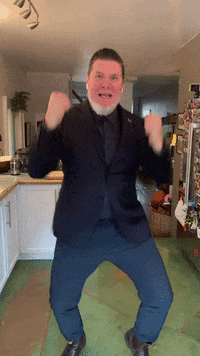JennIfer_Alexbeauregarddotcom happy dance sold winning alex beauregard GIF