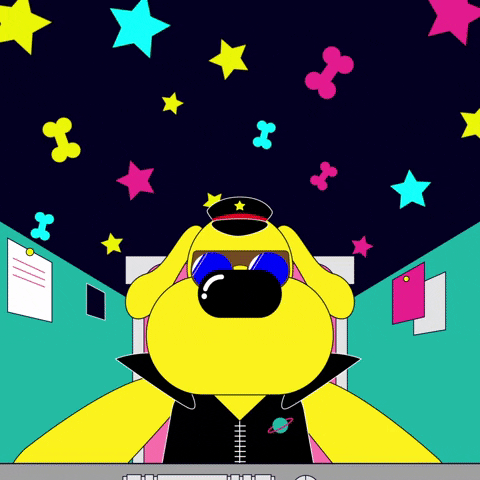 Big_Burger giphyupload animation dog cartoon GIF