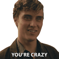 Youre Crazy East Of Eden Sticker by NETFLIX