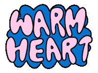 Warm Heart Sticker by Poppy Deyes