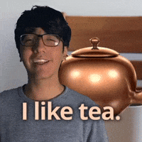 I like tea.