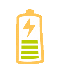 Power Battery Sticker by Guts Charity UK
