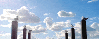 sky clouds GIF by Tara