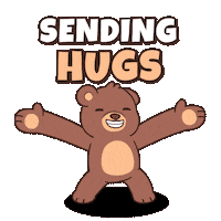 Sending You Love Teddy Bear Sticker by BEARISH