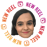 Blogger Anjali Sticker by BORN ON INSTAGRAM