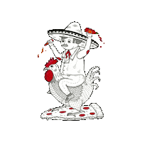 MichaelCHsiung cool dudes party man michael hsiung hot sauce committee Sticker