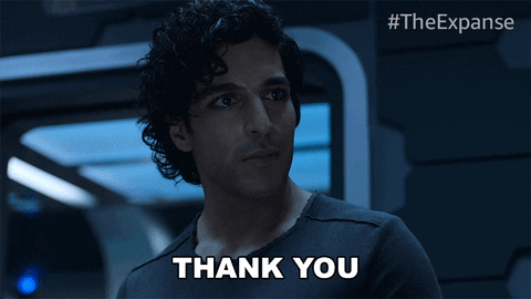 The Expanse Thank You GIF by Amazon Prime Video