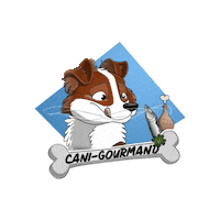 Australian Shepherd Dog Sticker by Cani-gourmand