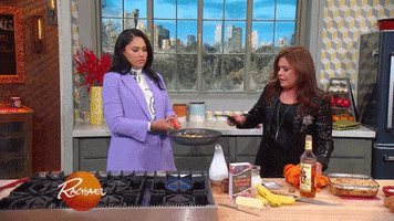 ignite bananas foster GIF by Rachael Ray Show