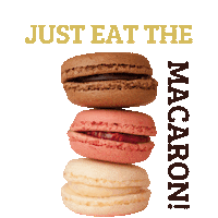 Macaron Sticker by Frouke van Overveld