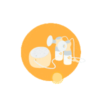 Morning Breastfeeding Sticker by Medela