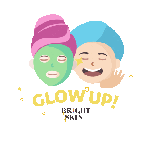 Glow Up Skin Care Sticker by Bright Skin Ph