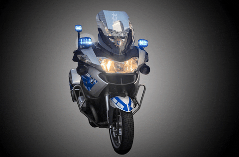 Police Motorcycle GIF by Polizei_Ffm