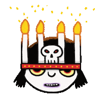 Candles Singing Sticker