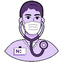 Woman Doctor Sticker by Novant Health