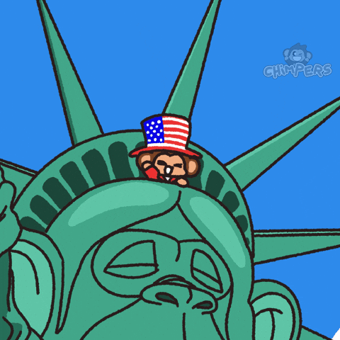 Celebrate New York GIF by Chimpers