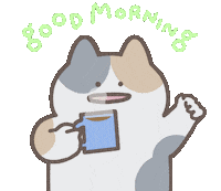 Good Morning Hello Sticker