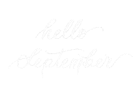 Autumn September Sticker