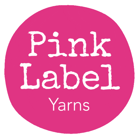 Pink Crochet Sticker by Yarnplaza
