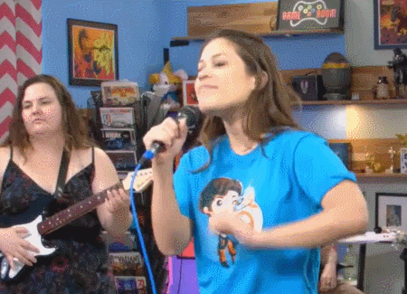 excited rock band GIF by Hyper RPG