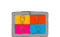 Zoom Skype Sticker by MOO Comunicazione
