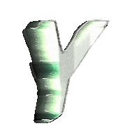 Glitch Alphabet Sticker by #BASILIO