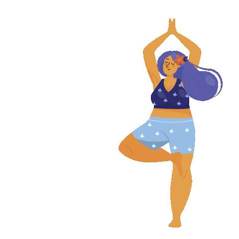 Woman Meditation Sticker by Nuup Hotel