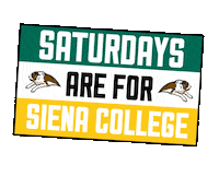 Siena Saints Dog Sticker by Siena College