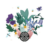 Flowers Spring Sticker by Goddess Provisions