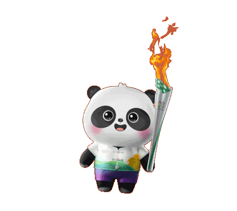 Torch Relay Monkey Sticker by The World Games