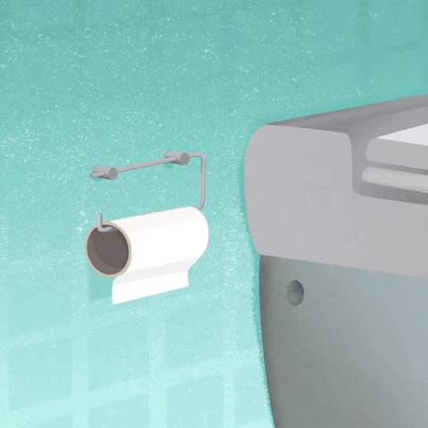 run out toilet paper GIF by Soft & Gentle