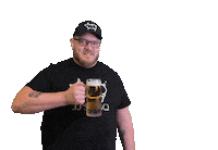 Beer Cheers Sticker by JJ's BBQ