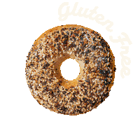 OriginalSunshine gf gluten free bagels everything bagel Sticker