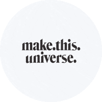 MakeThisUniverse diy handmade make craft Sticker