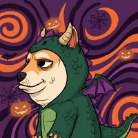 Shiba Inu Halloween GIF by Doge Pound