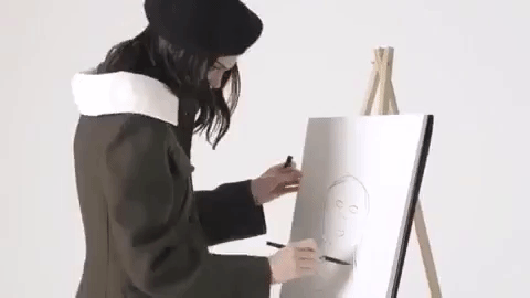 kendall jenner art GIF by Who What Wear