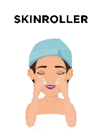 skinroller glow glowing skin care microneedling Sticker