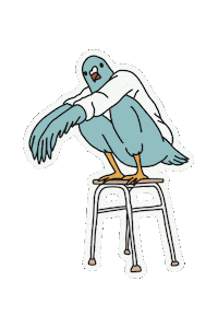 Chill Sitting Sticker