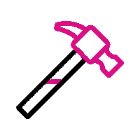 Pink Icon Sticker