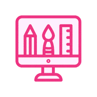 patriciaxdesigns pink design artist doodle Sticker