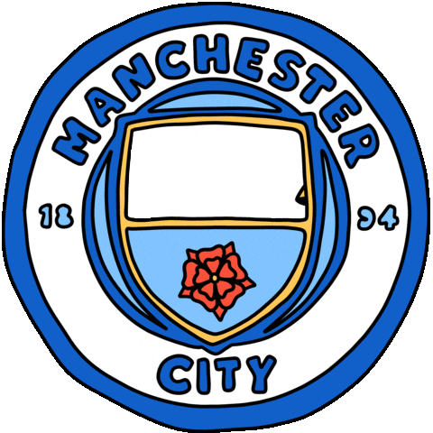 Manchester City Football Sticker