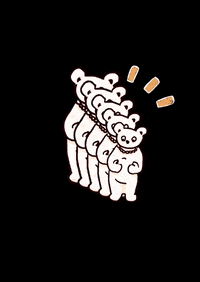 chi__nen bear big bears くま GIF