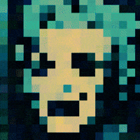 Marilyn Monroe Glitch GIF