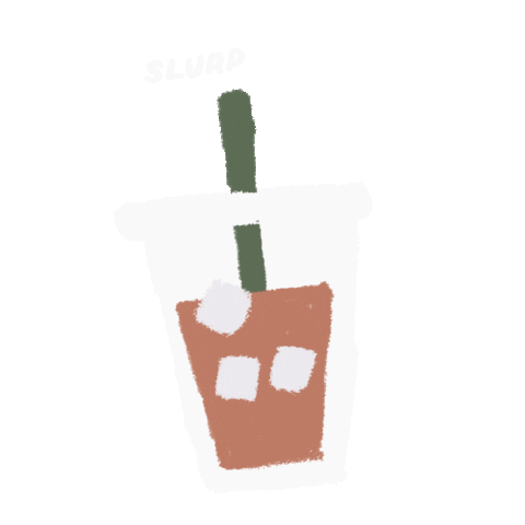 rafikaulia coffee drink starbucks boba Sticker
