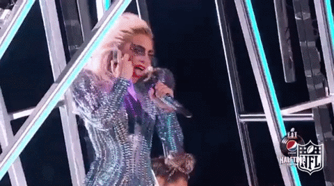 lady gaga football GIF by NFL