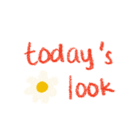 Look Flower Sticker by CottonInk