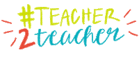 T2T Sticker by Teacher2Teacher